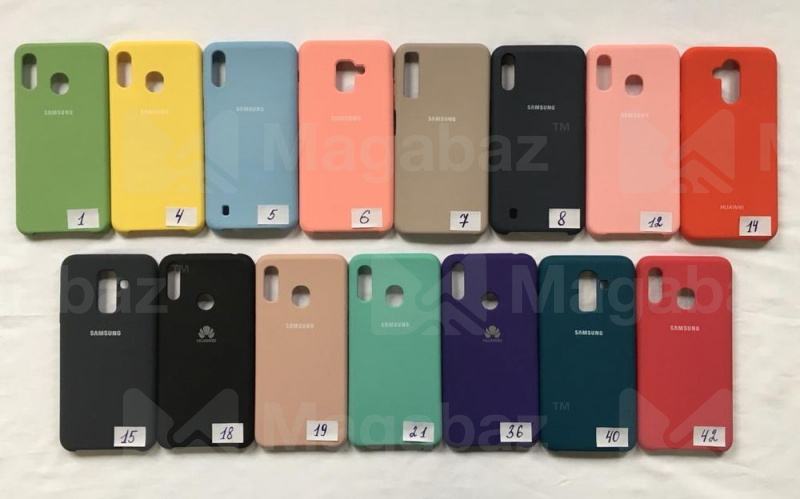 Накладка для_Samsung--A80/A805F_1.106_Silicon Cover_красный_14