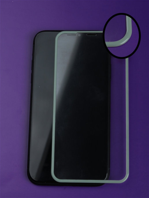 Защита дисплея_Realme-- C25Y_2.158_стекло_Glass PRO_FULL GLUE_светящееся_белое_тех.пак._(кратно по 2