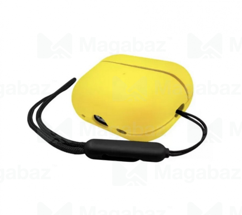 Чехол для наушников_1.059_Apple-- AirPods * AirPods 2_Kzdoo * K-Doo_Luxcraft_PC + PU leather_yellow