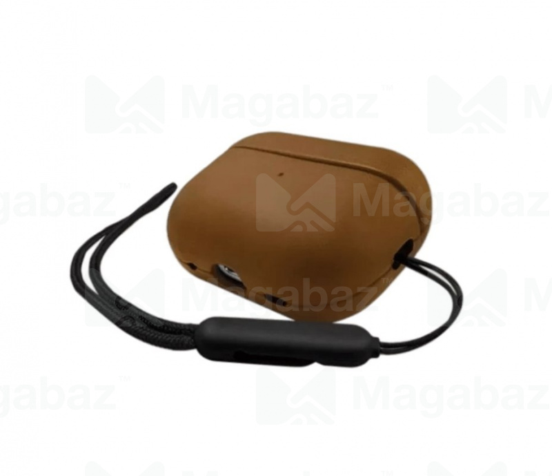 Чехол для наушников_1.059_Apple-- AirPods PRO 2_Kzdoo * K-Doo_Luxcraft_PC + PU leather_brown