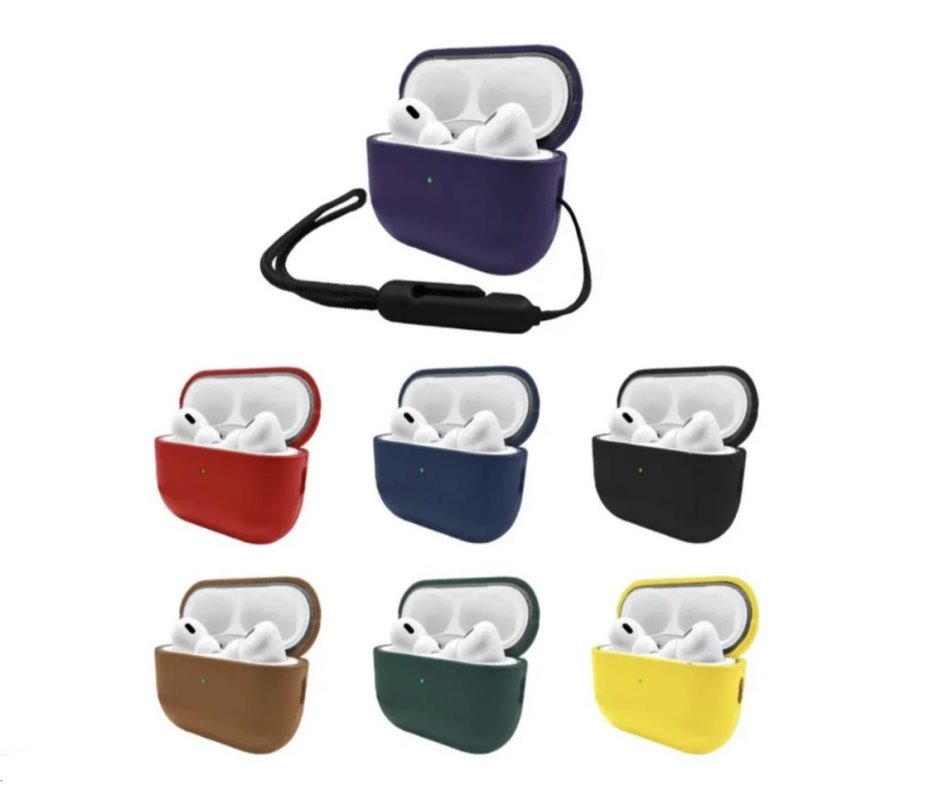 Чехол для наушников_1.059_Apple-- AirPods PRO 2_Kzdoo * K-Doo_Luxcraft_PC + PU leather_blue