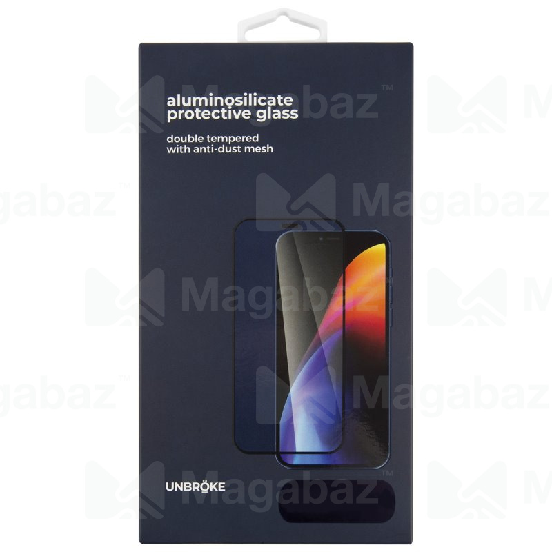 Защита дисплея_Apple-- iPhone 12 * 12 PRO_2.140_стекло_UNBRÖKE_Full Screen_с защитой динамика от пыл