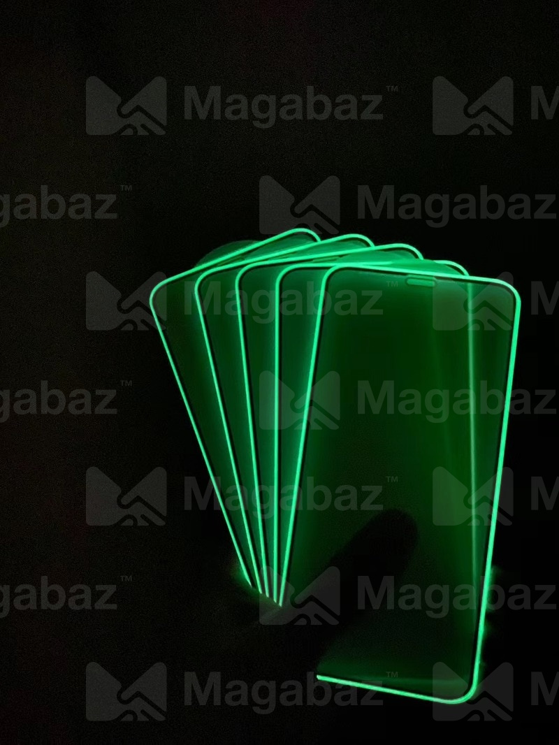 Защита дисплея_Tecno--Camon 19_2.158_стекло_Glass PRO_FULL GLUE_светящееся_белое_тех.пак._(кратно по