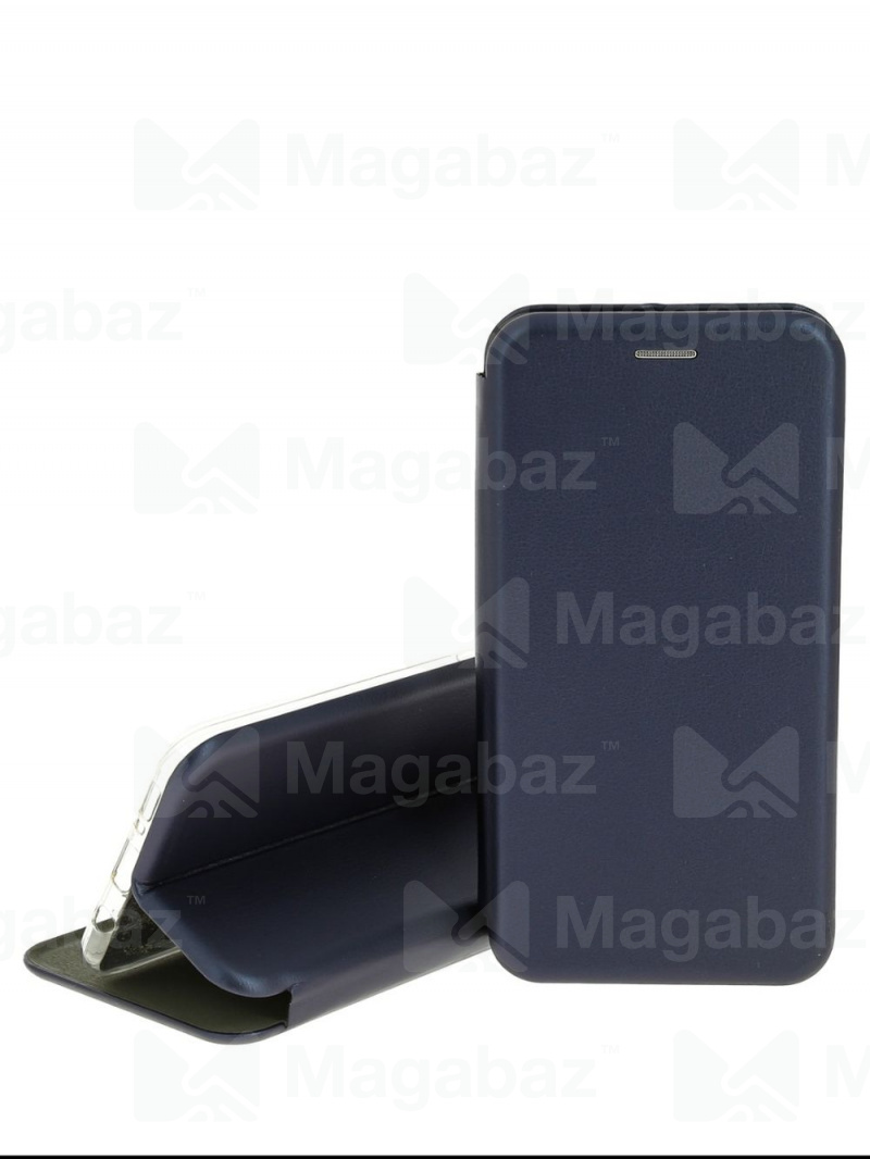 Чехол-книжка для_Samsung-- M21 * M30S_1.345_Fashion Case_на магнитах_с визитницей_синий-темно_тех.па