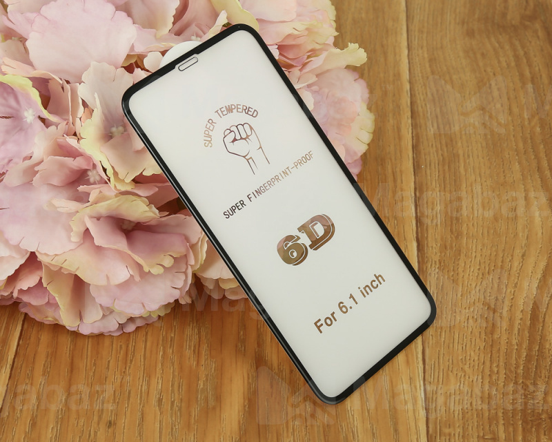 Защита дисплея_Apple-- iPhone 12 mini_2.070_стекло_Glass PRO GLUE_Super tempered_6D_черное_тех.пак.