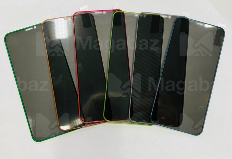Защита дисплея_Apple-- iPhone 13 PRO_2.175_стекло_Glass PRO_FULL GLUE_светящееся_Privacy (Анти шпион