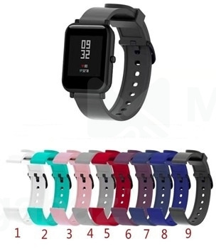 Ремешок на руку для_Xiaomi-- Amazfit Bip_No Name_TPU_белый_1