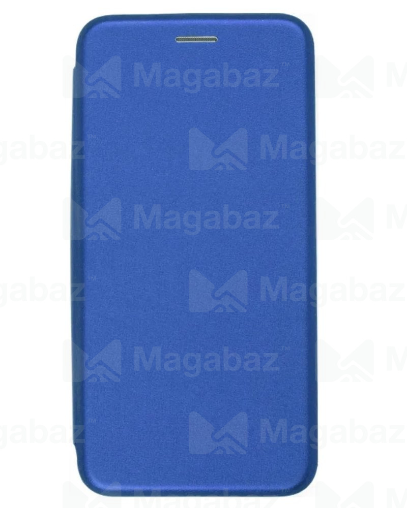 Чехол-книжка для_Samsung-- A51/А515F_1.345_Fashion Case_на магнитах_с визитницей_синий_тех.пак.