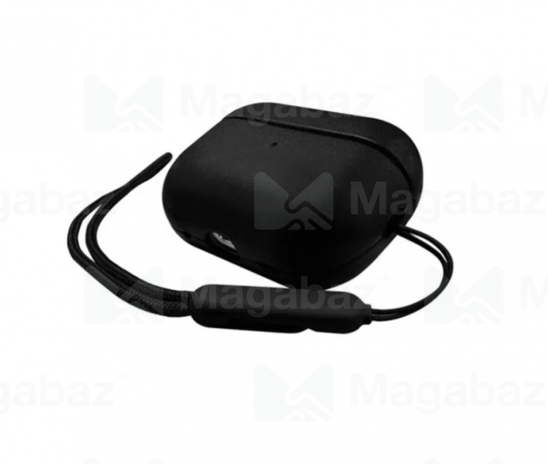Чехол для наушников_1.059_Apple-- AirPods PRO 2_Kzdoo * K-Doo_Luxcraft_PC + PU leather_black