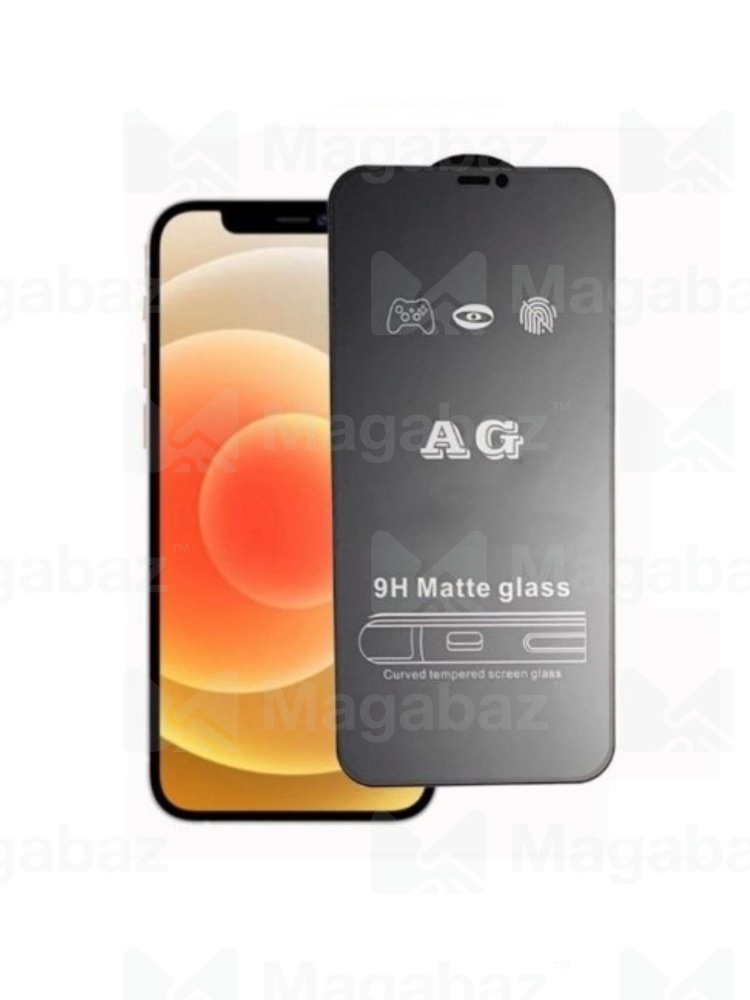 Защита дисплея_Apple-- iPhone 13 PRO Max_2.129_стекло_Glass PRO_FULL GLUE_МАТОВОЕ_черное_тех.пак._(к
