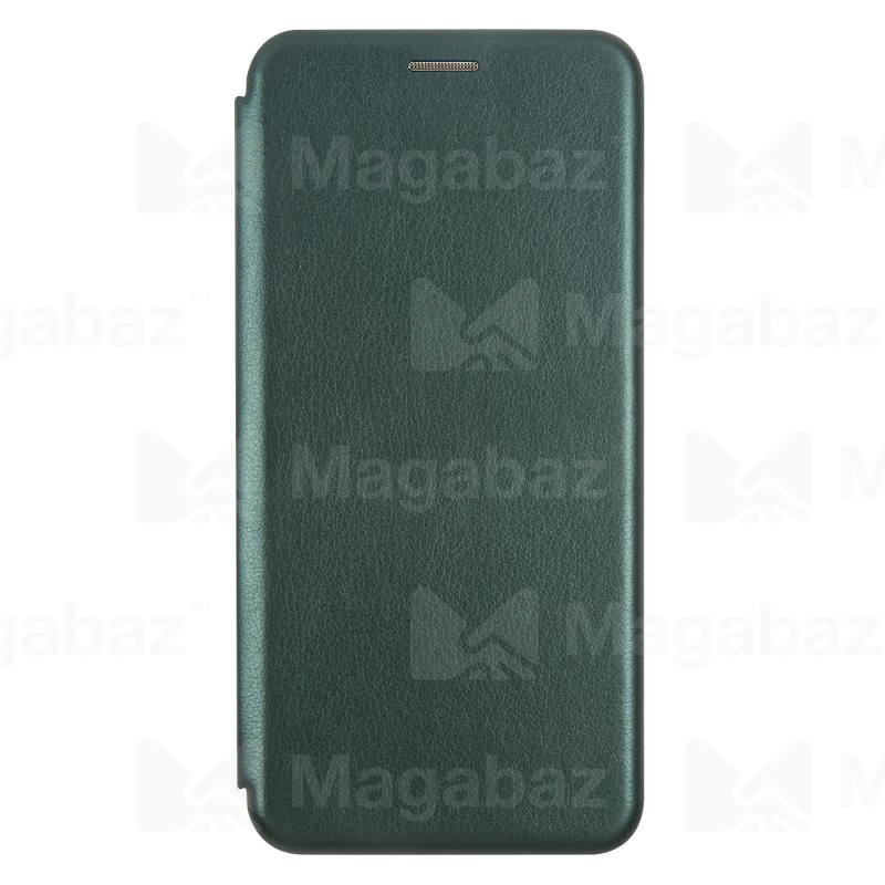Чехол-книжка для_Samsung-- A22 4G * M32_1.341_Red Line_Unit_на магнитах_с визитницей_зеленый
