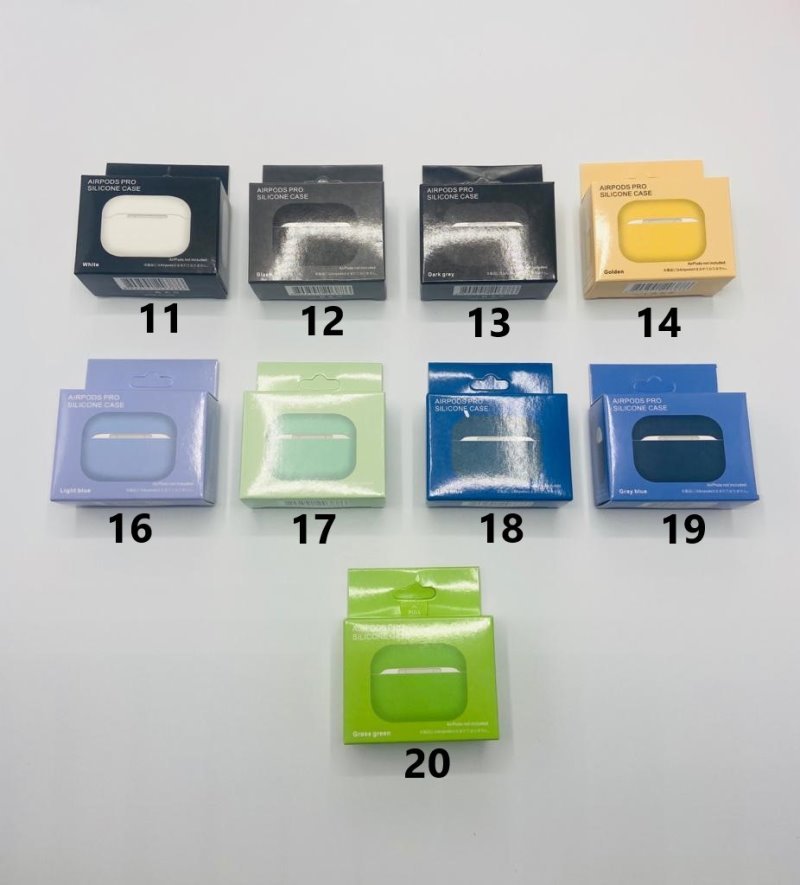 Чехол для наушников_Apple-- AirPods * AirPods 2_Silicone Case_TPU_фиолетовый-светло_16