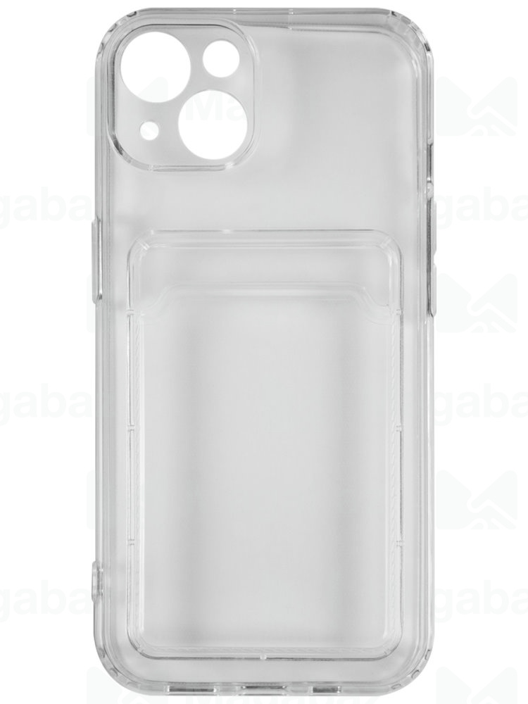 Накладка для_Samsung-- M22_1.118_TPU iBox Crystal_с кардхолдером_прозрачный
