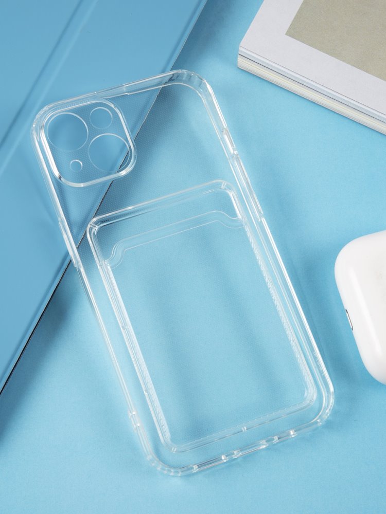 Накладка для_Samsung-- M22_1.118_TPU iBox Crystal_с кардхолдером_прозрачный